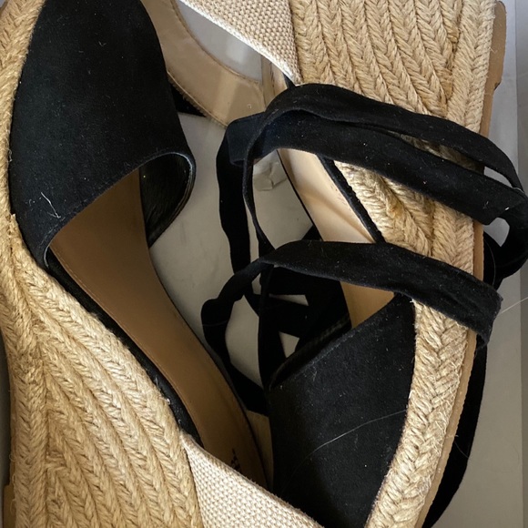 JustFab Shoes Closed Toe Velvet Espadrilles Poshmark